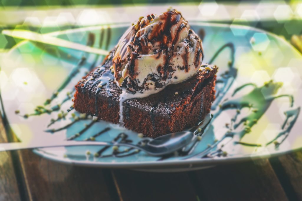 Czekoladowe brownie z wanilią