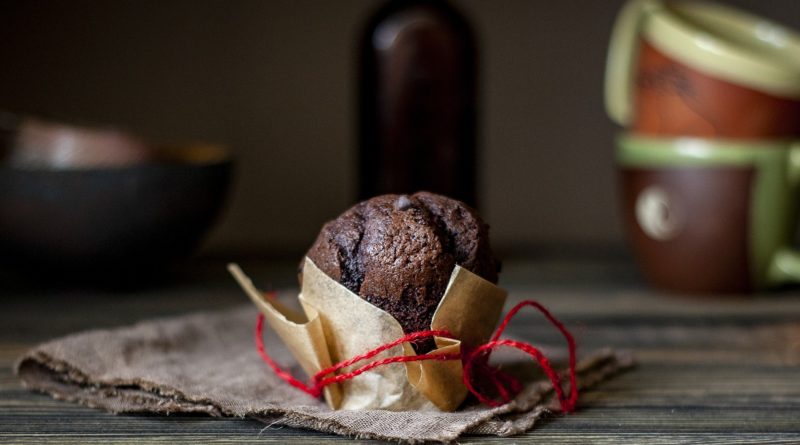 Muffiny czekoladowo-bananowe z nutą wanilii